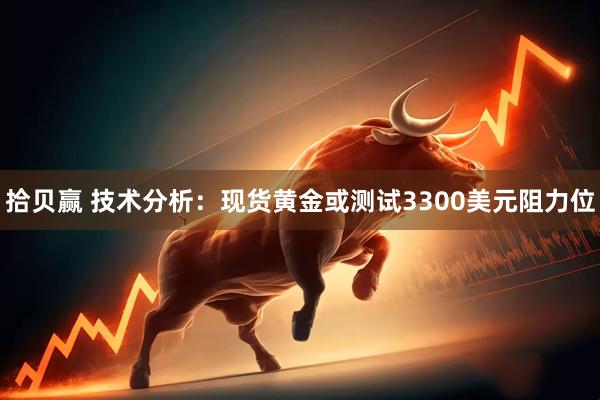 拾贝赢 技术分析：现货黄金或测试3300美元阻力位